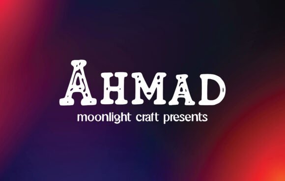 Ahmad Font: Elevating Small Business Brand Identity