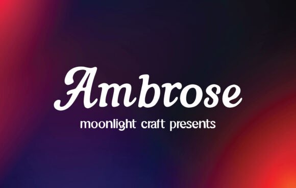 Ambrose Font: A Handwritten Typeface for Editorial Design