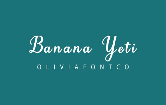 Banana Yeti Font: Romantic Handwritten Style for Makers