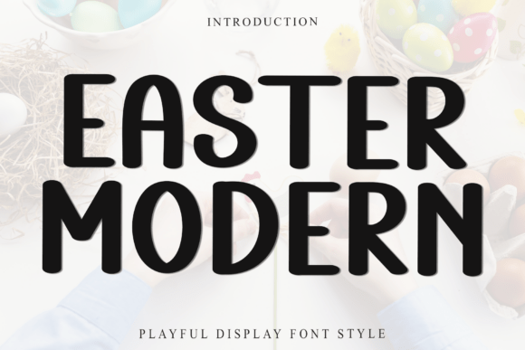 Easter Modern Font: Sweet Handwritten Style for Crafters