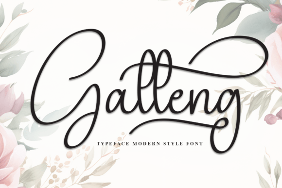 Gatteng Font: Elegant Script for Digital Branding