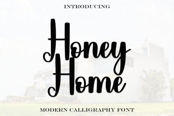Honey Home Font: Sweet Script for Editorial Design