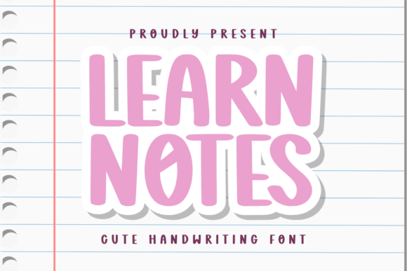 Learn Notes Font: A Playful Typeface for Editorial Design