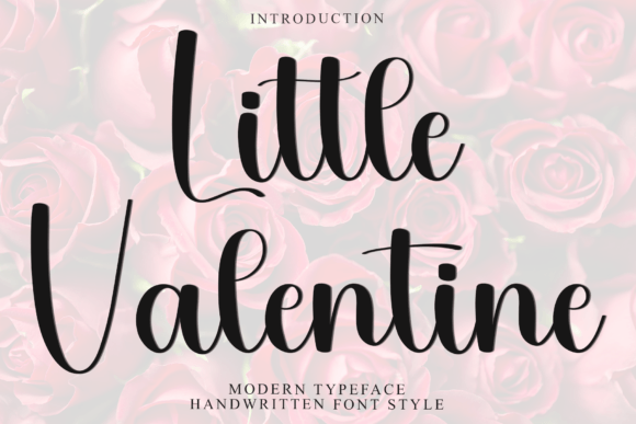 Little Valentine Font: Warm Script for Handmade Crafts