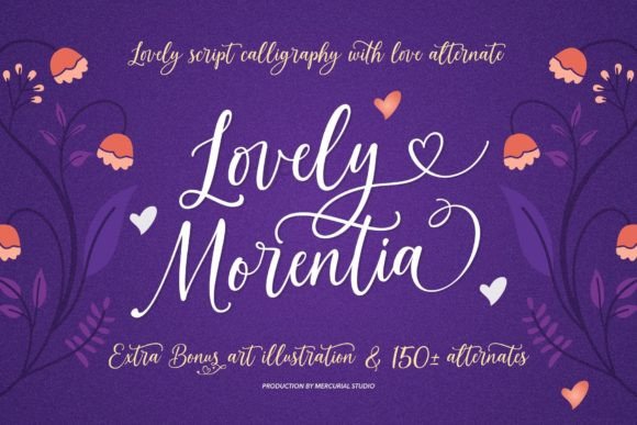 Lovely Morentia Font: A Campaign Design Review