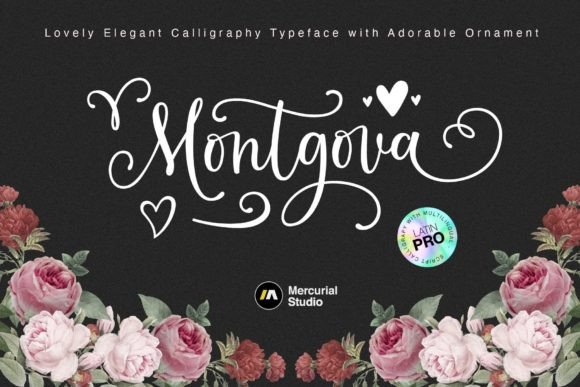 Montgova Font: Elegant Calligraphy for Editorial Design