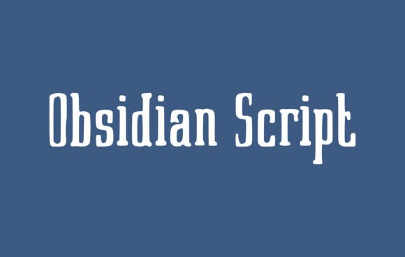 Obsidian Font: A Designer’s Take on Vintage Branding