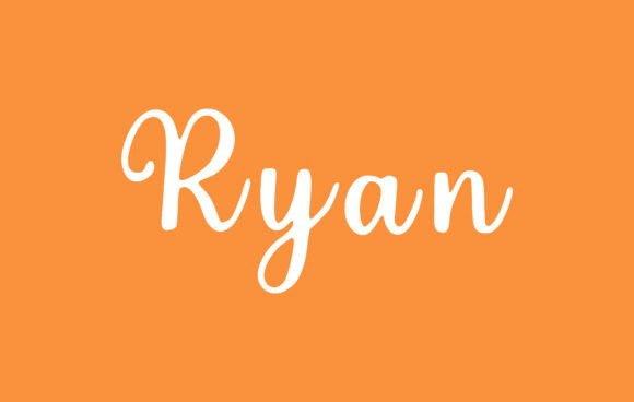 Ryan Font: Adding Authentic Handwritten Charm to Web Layouts