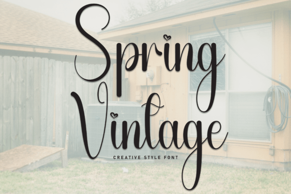 Spring Vintage Font: Elevating Editorial Design