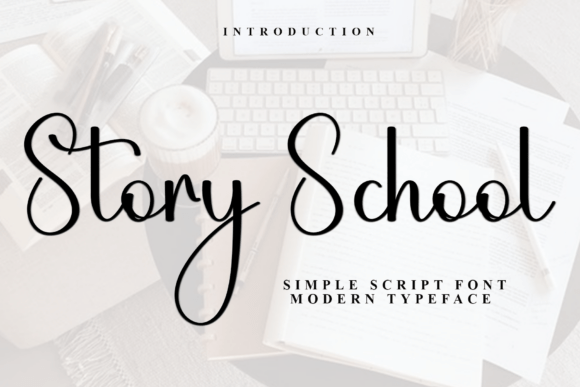 Story School Font: Adding Delicate Charm to Brand Identity