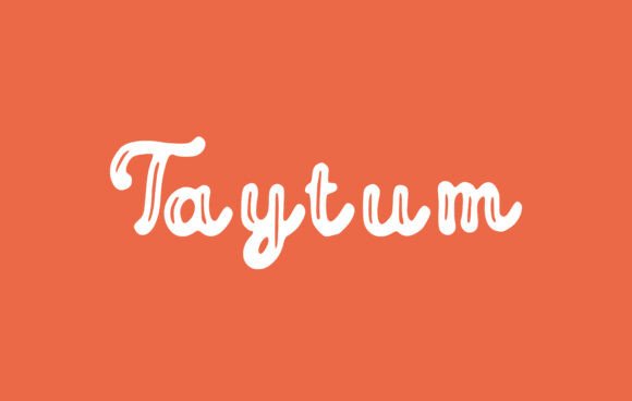 Taytum Font: Authentic Handwritten Type for Web Design
