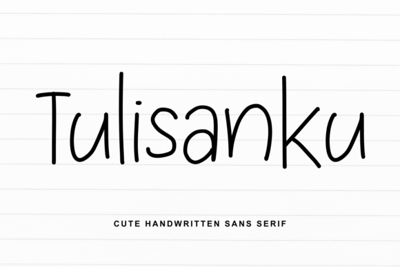 Tulisanku Font: Clean Handwritten Style for Web Design