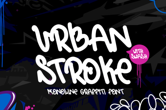 Urban Stroke Font: Bold Graffiti Style for Digital Campaigns
